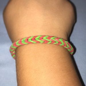 Red and green charm bracelet!